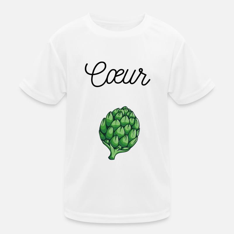 cœur d'artichaut, expression française T-shirt sport Enfant