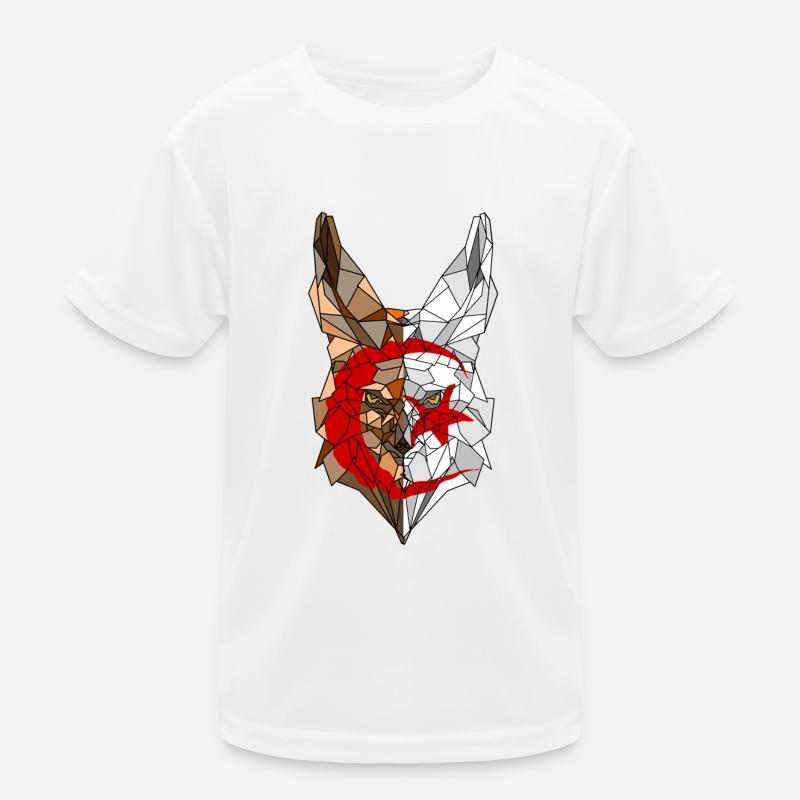 Fennec et drapeau de l'Algérie en polysphère 2 T-shirt sport Enfant