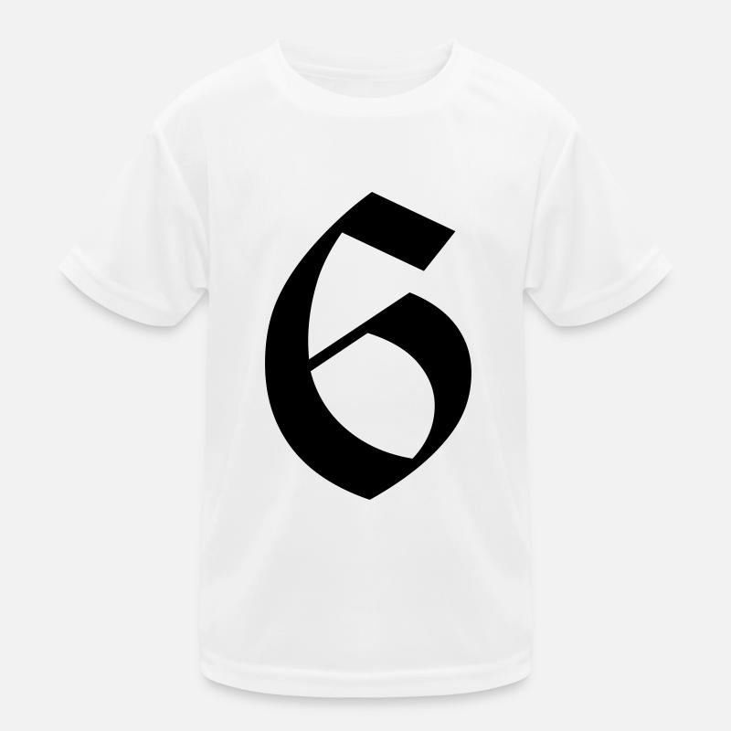 6 - Kinder Funktions-T-Shirt - Weiß