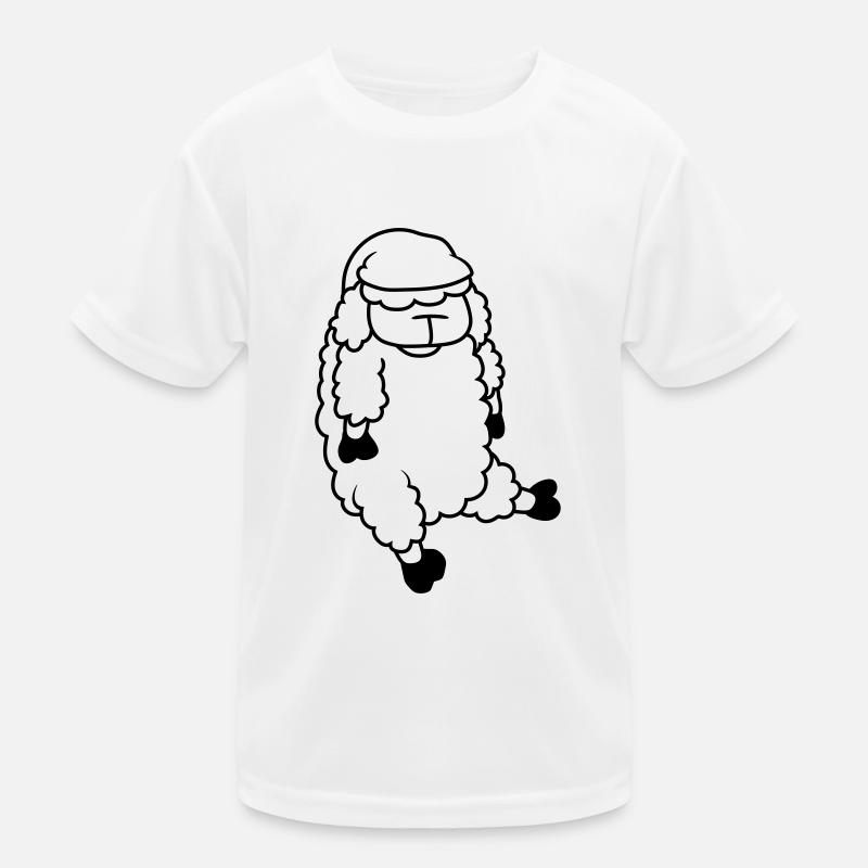 Mouton endormi Casquette de couchage T-shirt sport Enfant