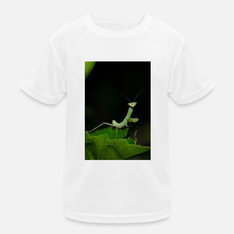 Wilde Mantodea Spezies auf Kreta Kinder Funktions-T-Shirt