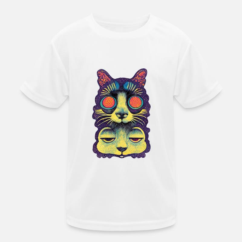 Chat Perché 005 T-shirt sport Enfant