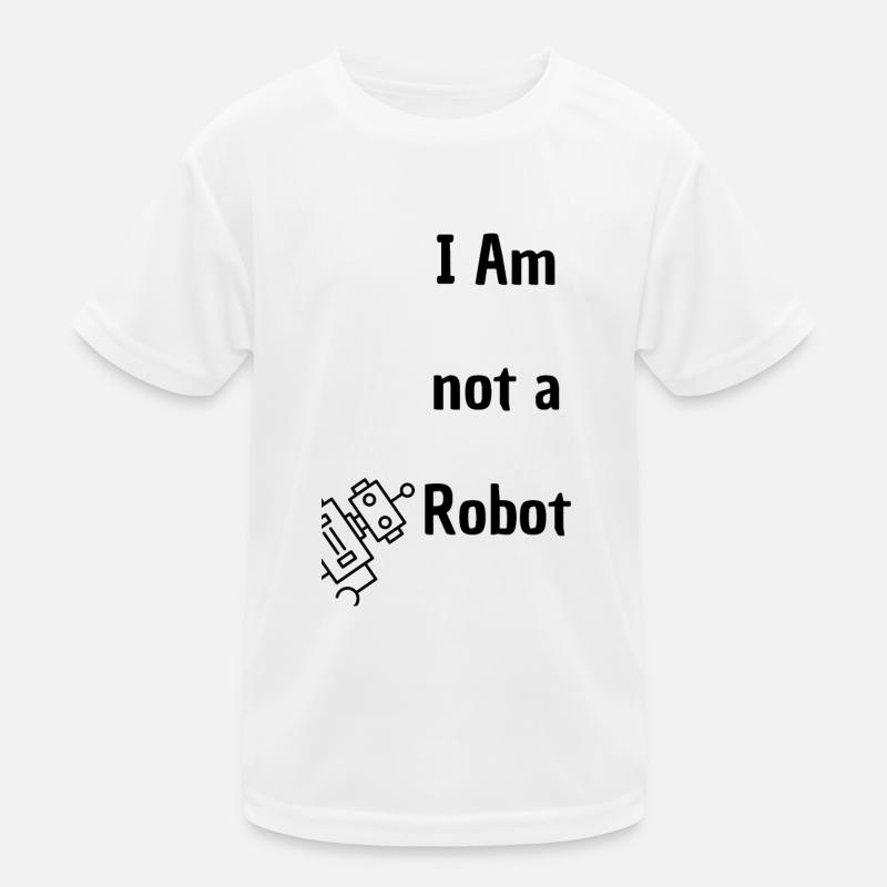 Je ne suis pas un robot T-shirt sport Enfant