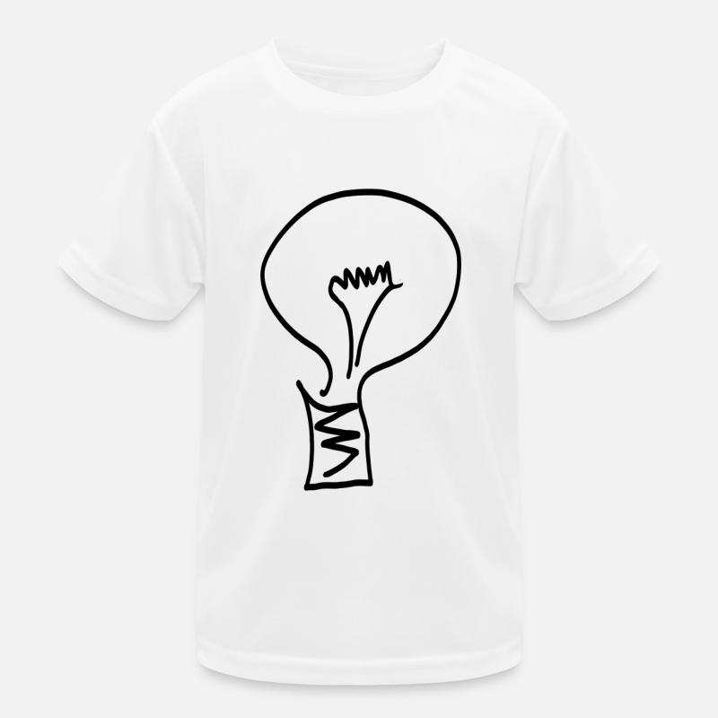 Light - Bulb Kids Functional T-Shirt