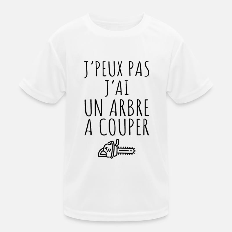 bûcheron , forêt , arbre , bois T-shirt sport Enfant