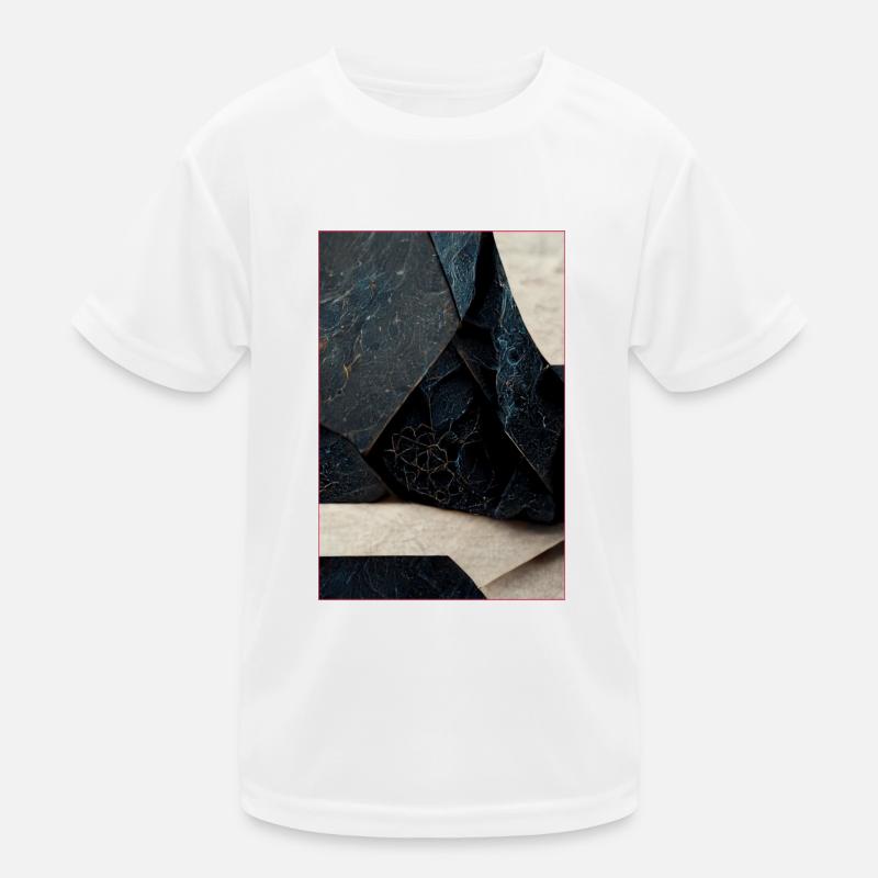 Abstract Black White Kinder Funktions-T-Shirt