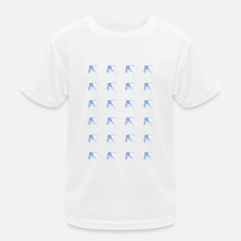 Modèle de raies (poissons, créatures marines, océan) T-shirt sport Enfant