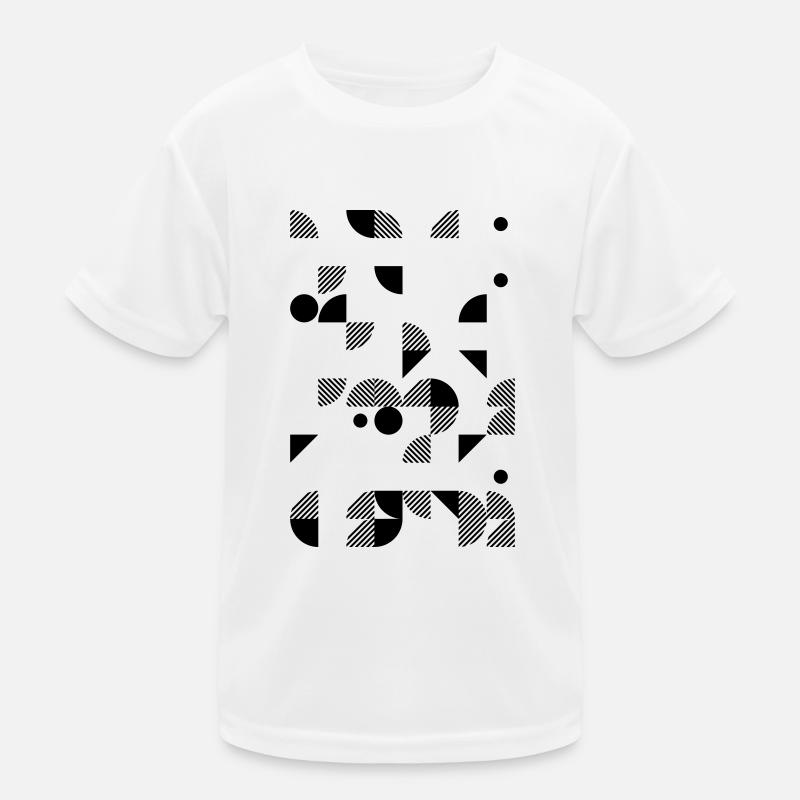 Nubia 3 - Kinder Funktions-T-Shirt - Weiß