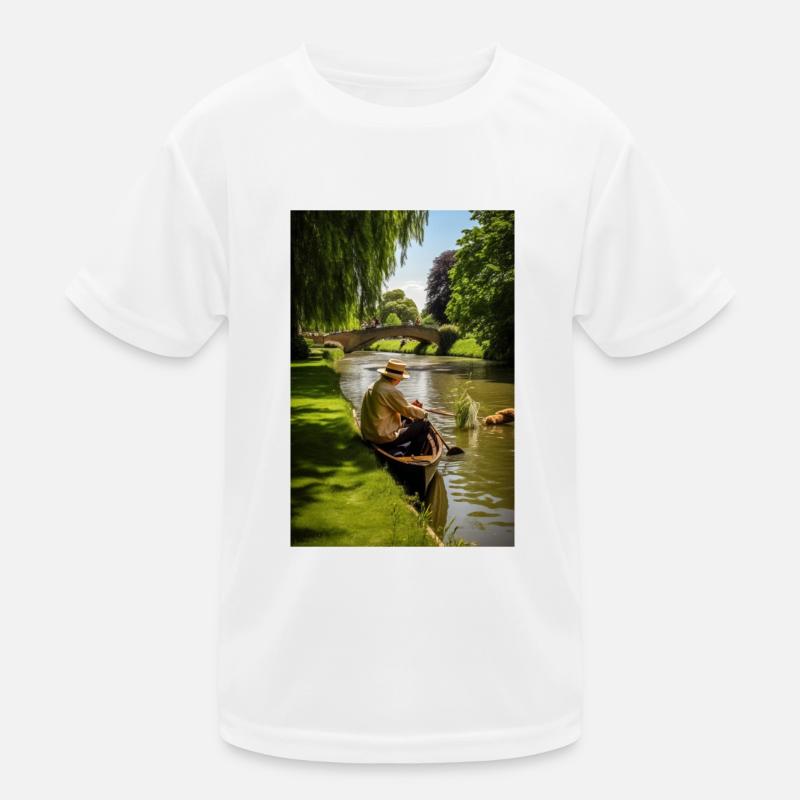 Martin Bond Style Geschenk - Kinder Funktions-T-Shirt - Weiß