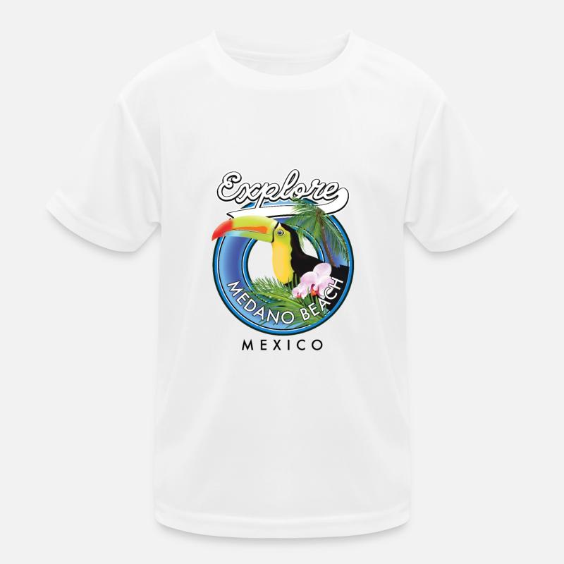 Explore Medano Beach Mexico Kids Functional T-Shirt
