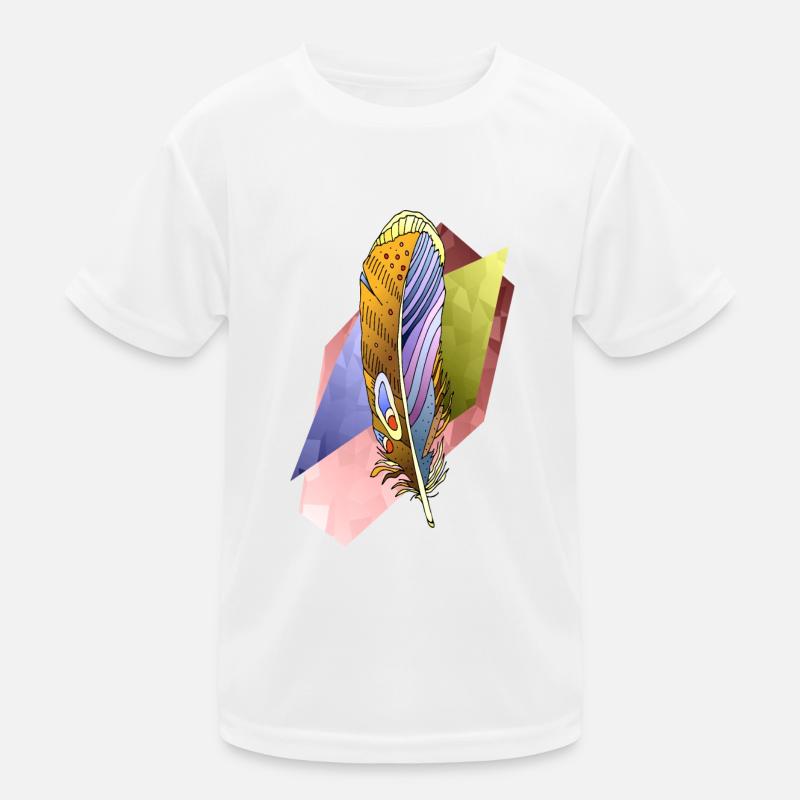 Feder Kinder Funktions-T-Shirt