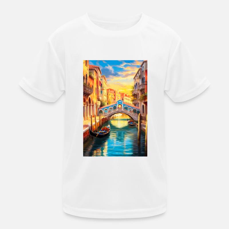 Affiche Venise T-shirt sport Enfant