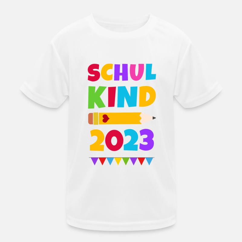 Schulkind 2023 Erstklässler Geschenk Kinder Funktions-T-Shirt