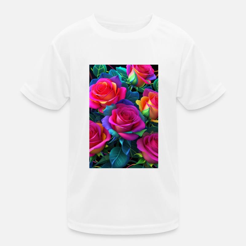 Blumen 145 Kinder Funktions-T-Shirt