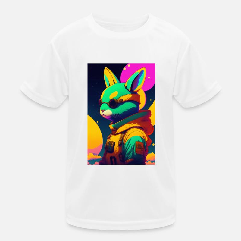 Astro Rabbit Kids Functional T-Shirt