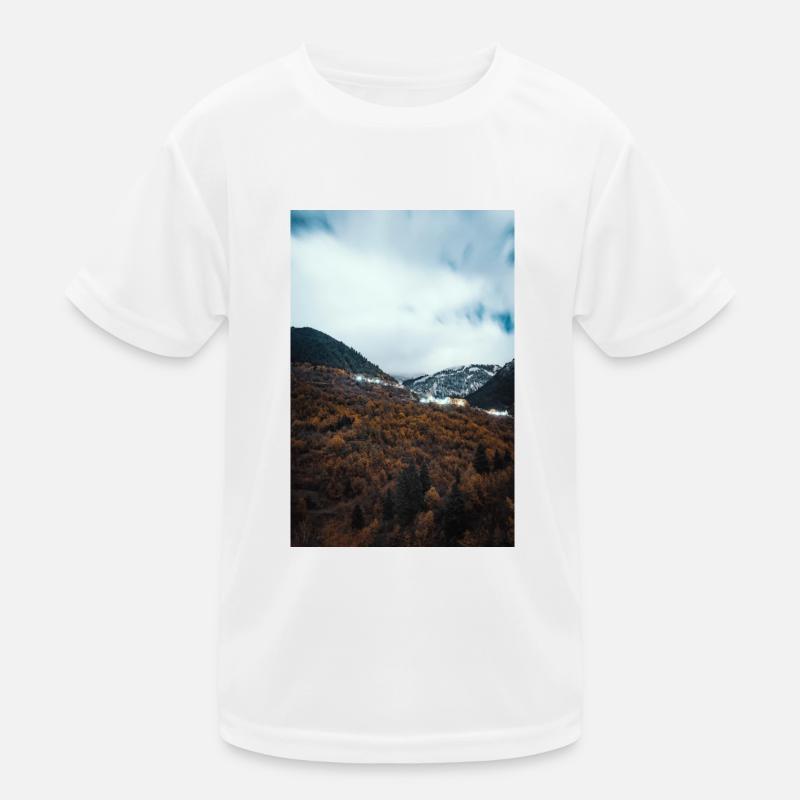 Magical Winter Night Kids Functional T-Shirt