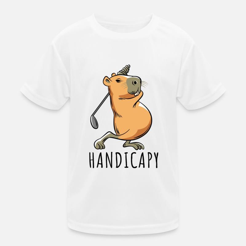 Capybara Golf Handicap - Handicapy Kinder Funktions-T-Shirt