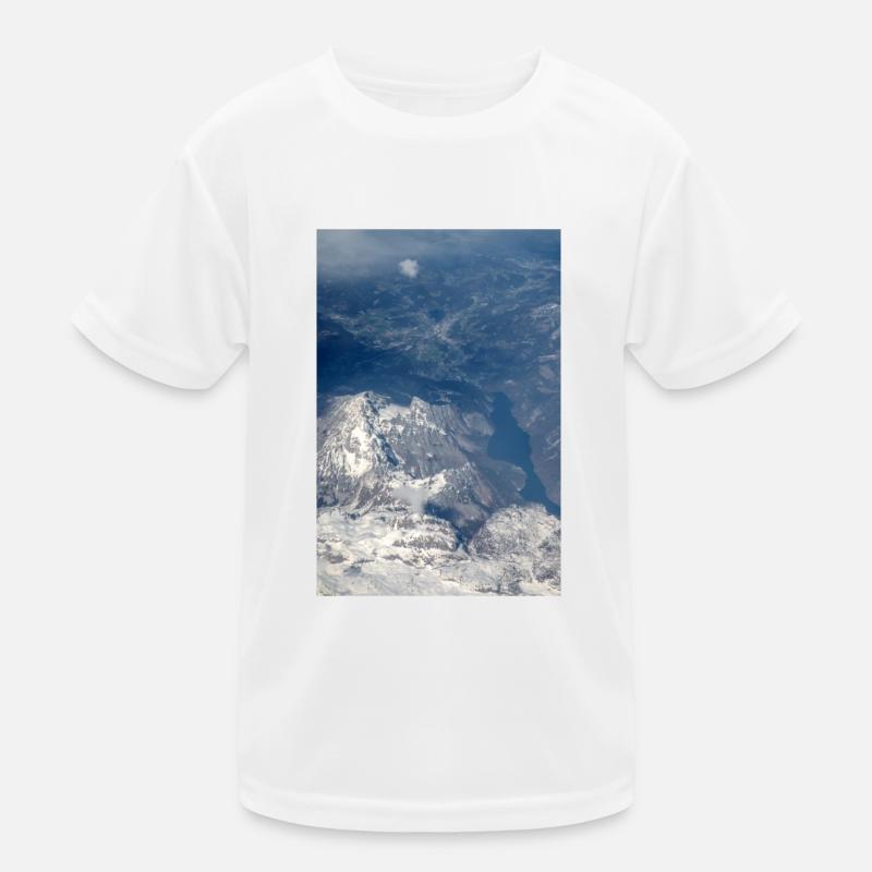 Formations nuageuses et Alpes près de la Zugspitze T-shirt sport Enfant