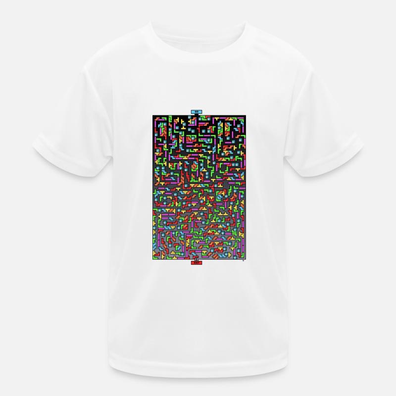 Laby Brik - Kinder Funktions-T-Shirt - Weiß