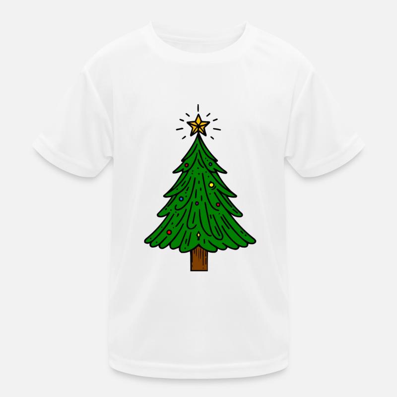 Weihnachtsbaum Kinder Funktions-T-Shirt