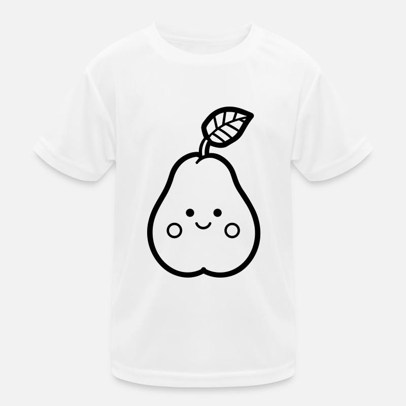 Birne Kinder Funktions-T-Shirt