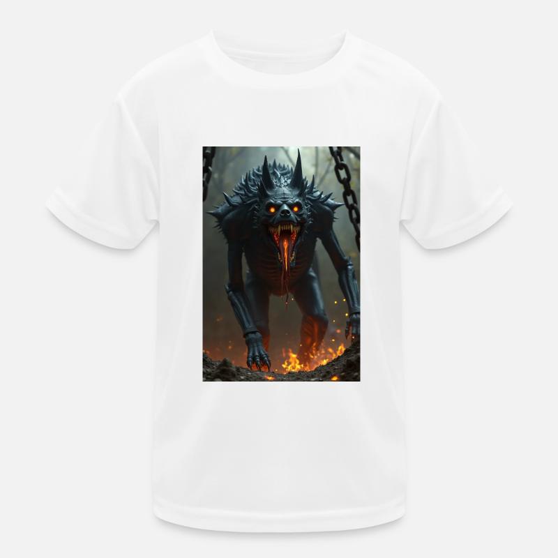 Amon-Heh, dieu doré de l’éternité, assis sur un cosme T-shirt sport Enfant