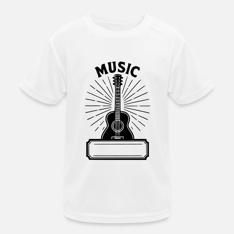 Musik - Nachname Kinder Funktions-T-Shirt