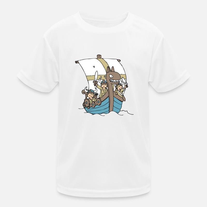 Viking Boat front Maglietta sportiva per bambini
