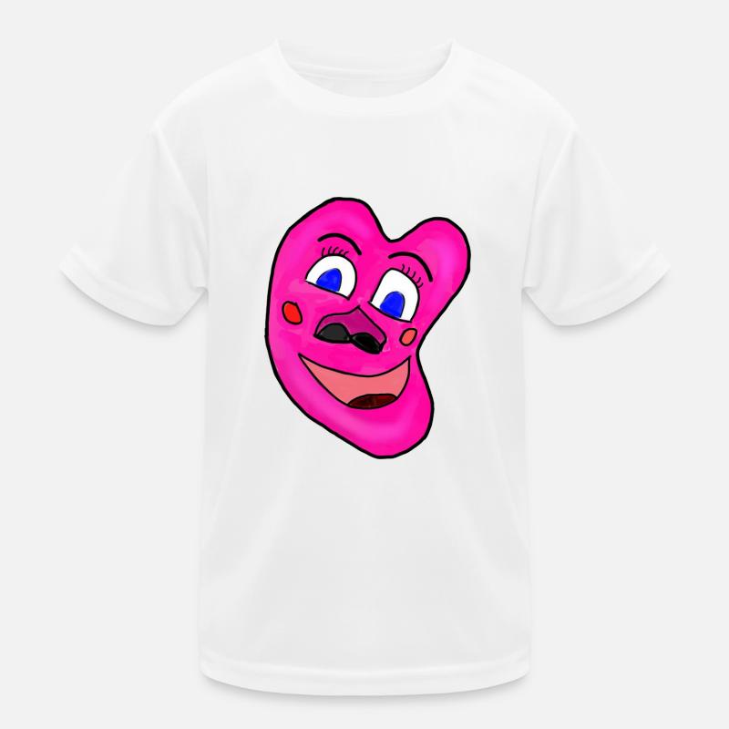 Pink Ghost Kids Functional T-Shirt