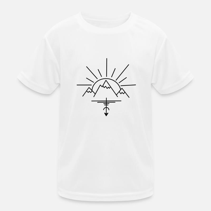 Mountain, Berge Kids Functional T-Shirt