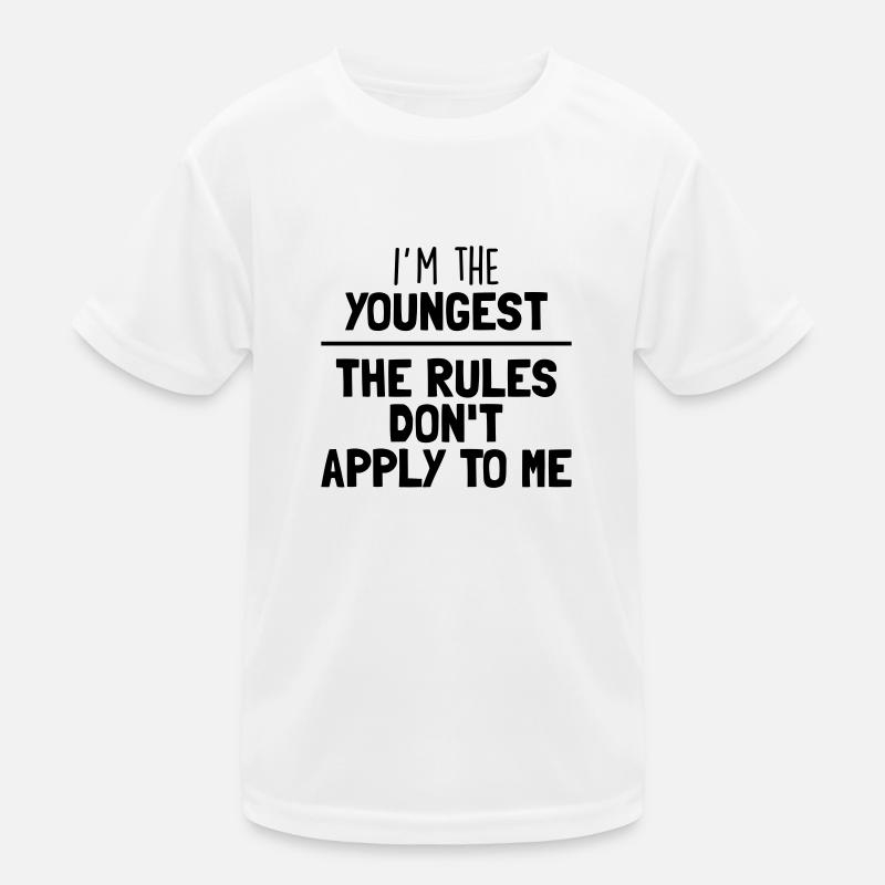I'm The Youngest Kids Functional T-Shirt