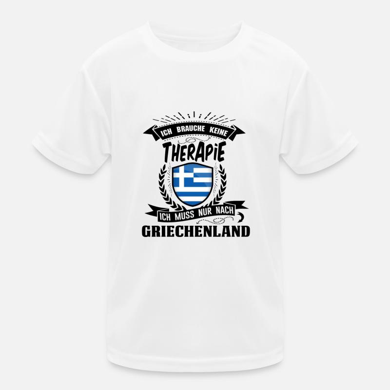 I do not need therapy Greece Kids Functional T-Shirt