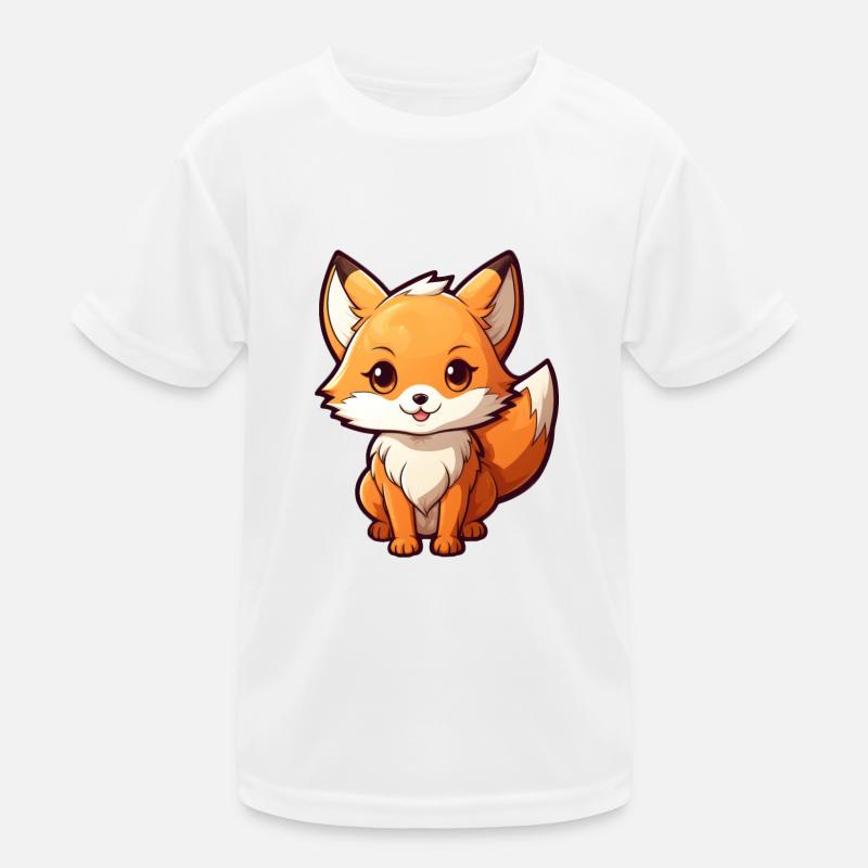 Renard Kawaii T-shirt sport Enfant