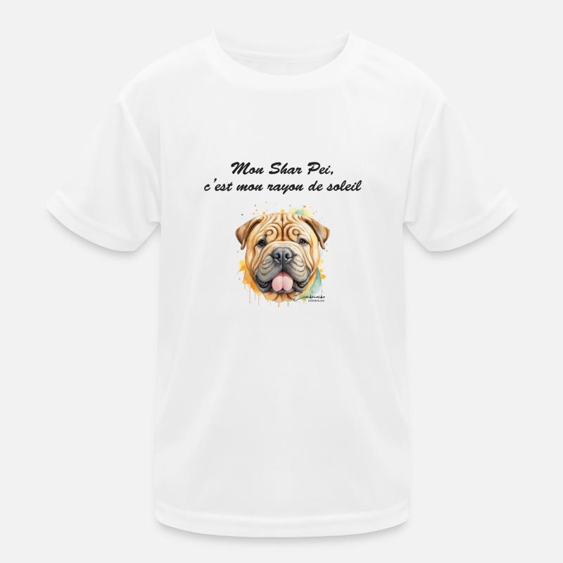 Shar Pei rayon de soleil T-shirt sport Enfant