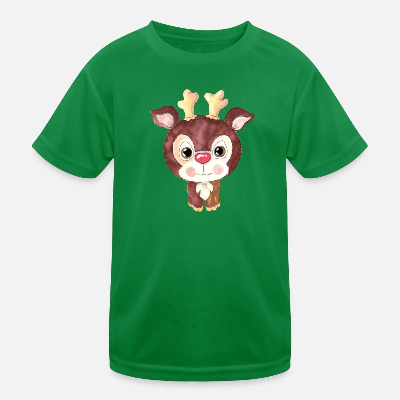 Rudolph das Rentier Kinder Funktions-T-Shirt
