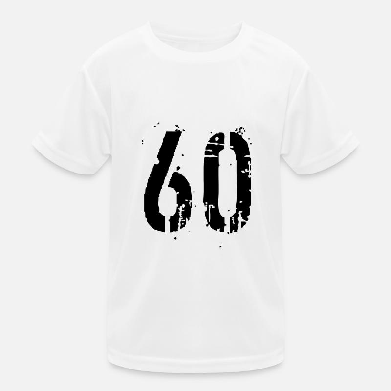 Number 60 Kids Functional T-Shirt