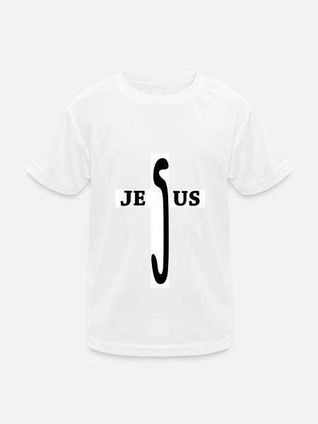 Jesus / Christentum / Katholisch - Kinder Funktions-T-Shirt - Weiß - Vorne