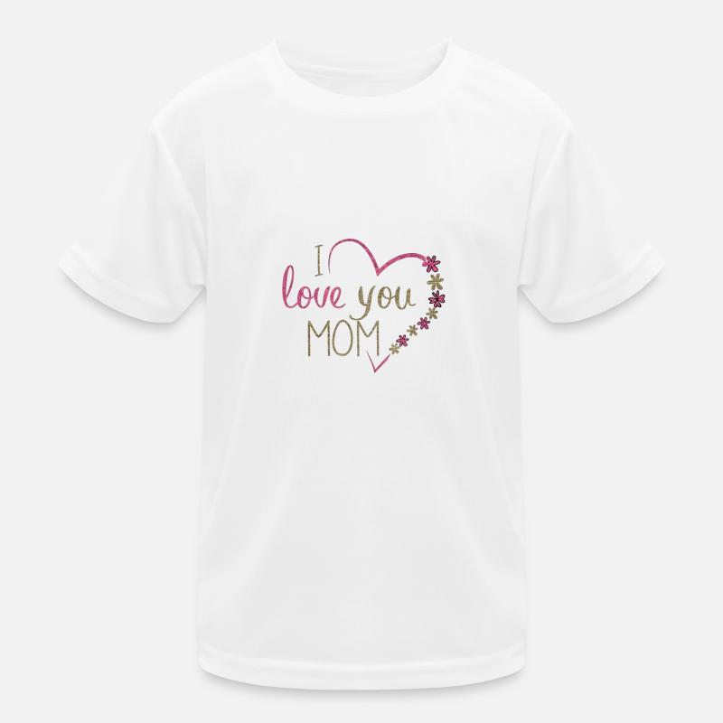 Muttertag Shirt Geschenk - Kinder Funktions-T-Shirt - Weiß