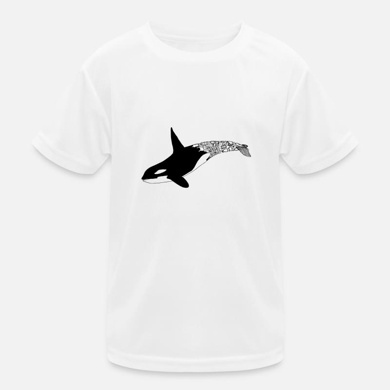 Whale and plastic Kids Functional T-Shirt