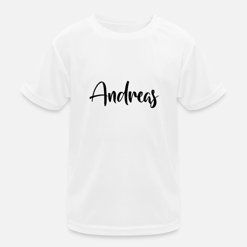 First name Andreas Kids Functional T-Shirt