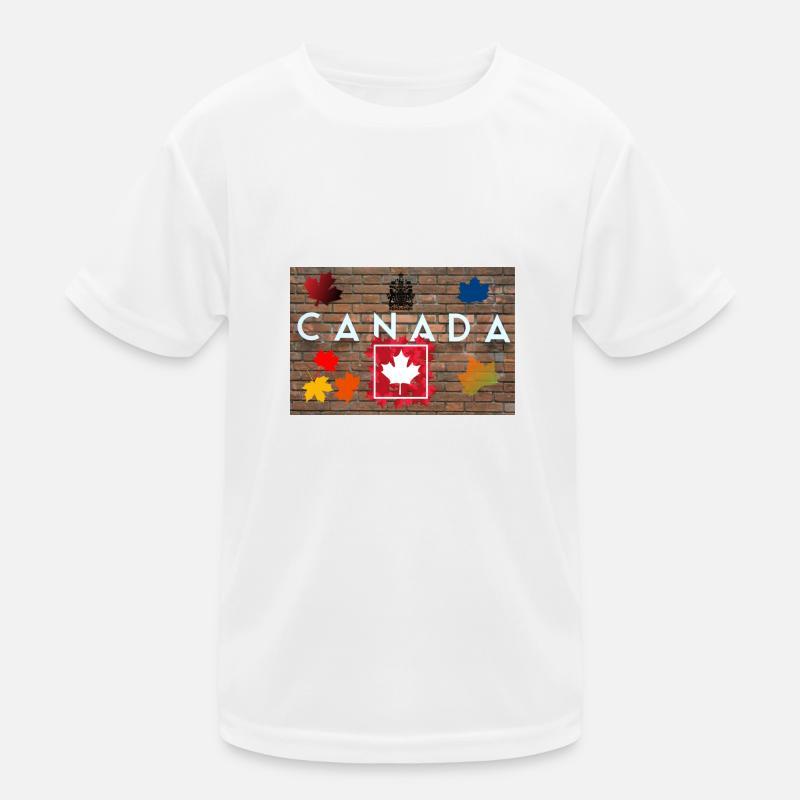 Canada, maple leaf. Kids Functional T-Shirt
