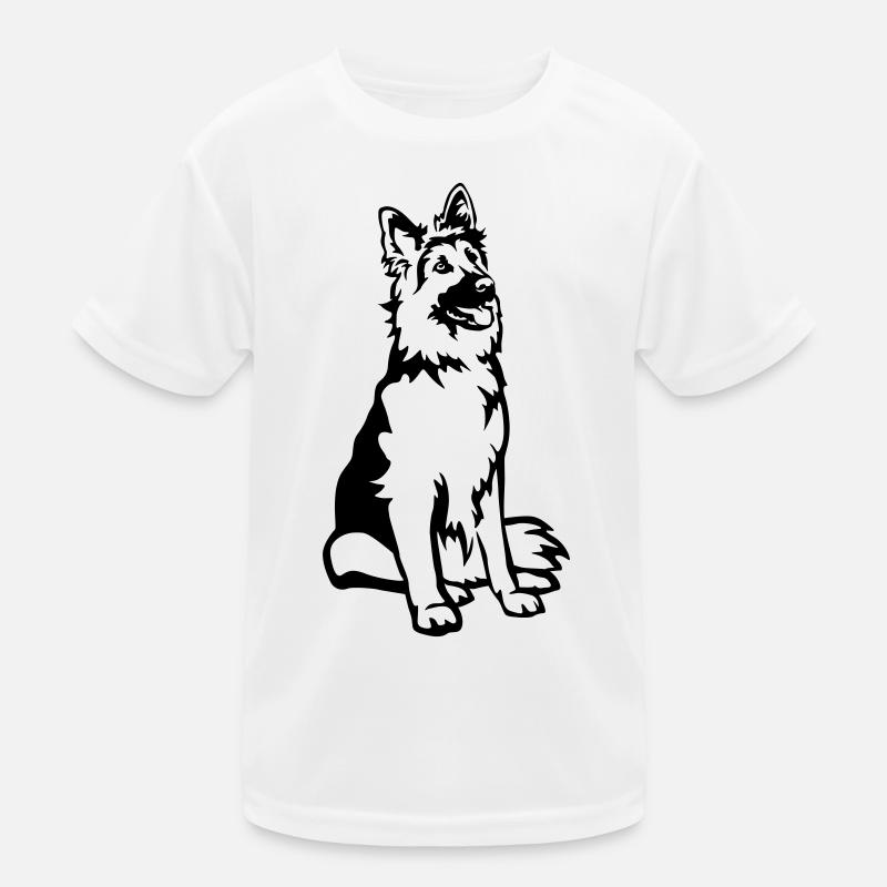 Deutscher Schäferhund Kinder Funktions-T-Shirt