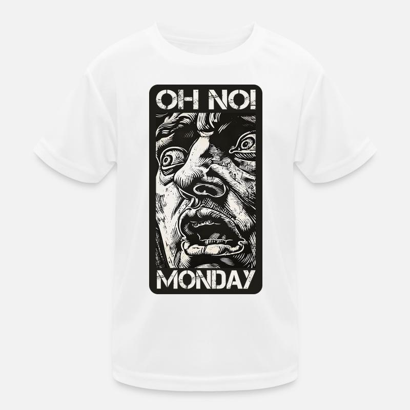 Oh no! Monday Kids Functional T-Shirt