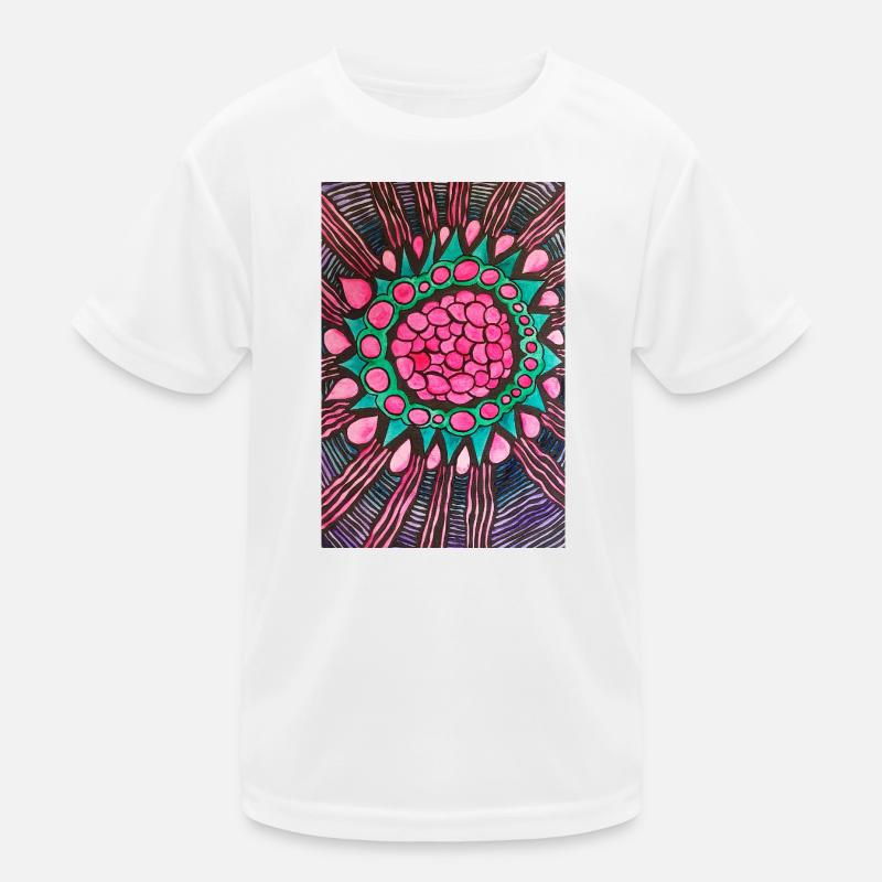 Himbeere Kinder Funktions-T-Shirt