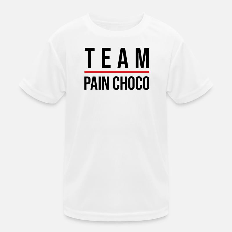 Team pain choco T-shirt sport Enfant