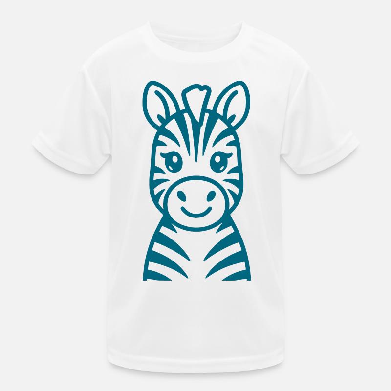 Zebra - Minimalist, cute design Kids Functional T-Shirt