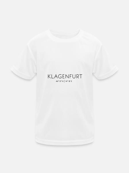 Klagenfurt, Carinthia, Austria - Kids Functional T-Shirt - white - Front