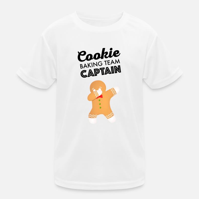 Cookie Baking Team Captain Weihnachten Kekse Kinder Funktions-T-Shirt