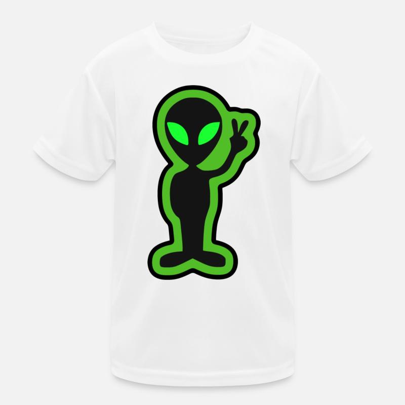 Außerirdischer Kinder Funktions-T-Shirt