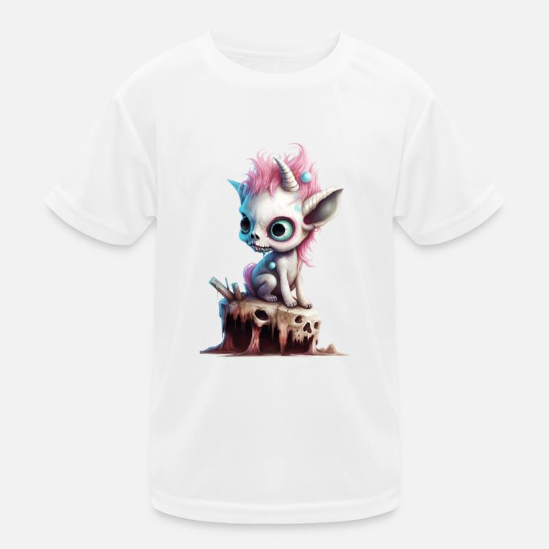 Licorne zombie T-shirt sport Enfant